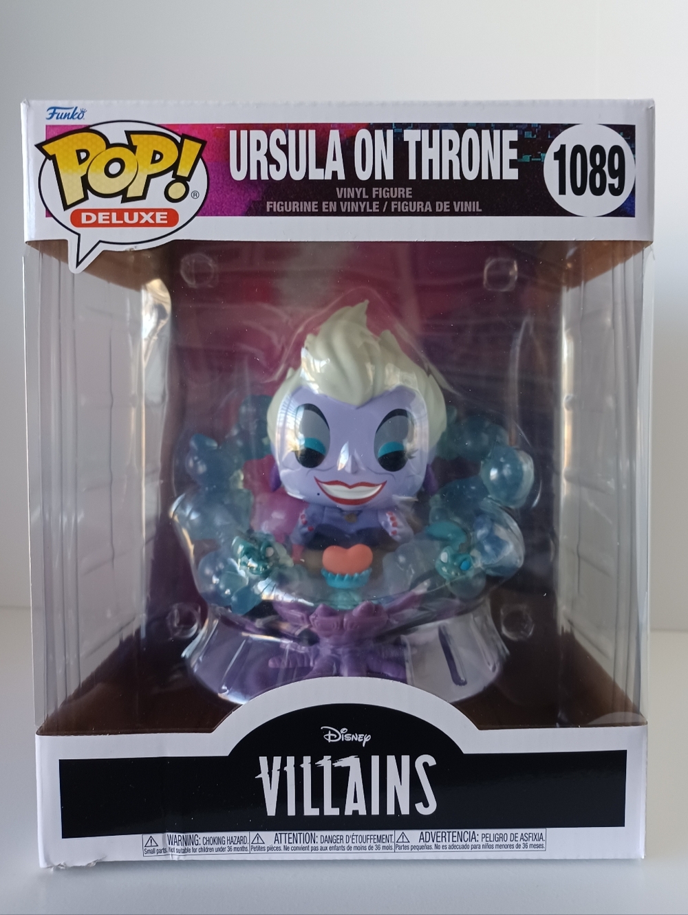Disney Villains Ursula On Throne 1089 Deluxe The Little Mermaid Vinyl Funko Pop